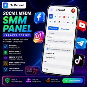SMM Panel — Laravel Script (Premium SMM Panel Code)